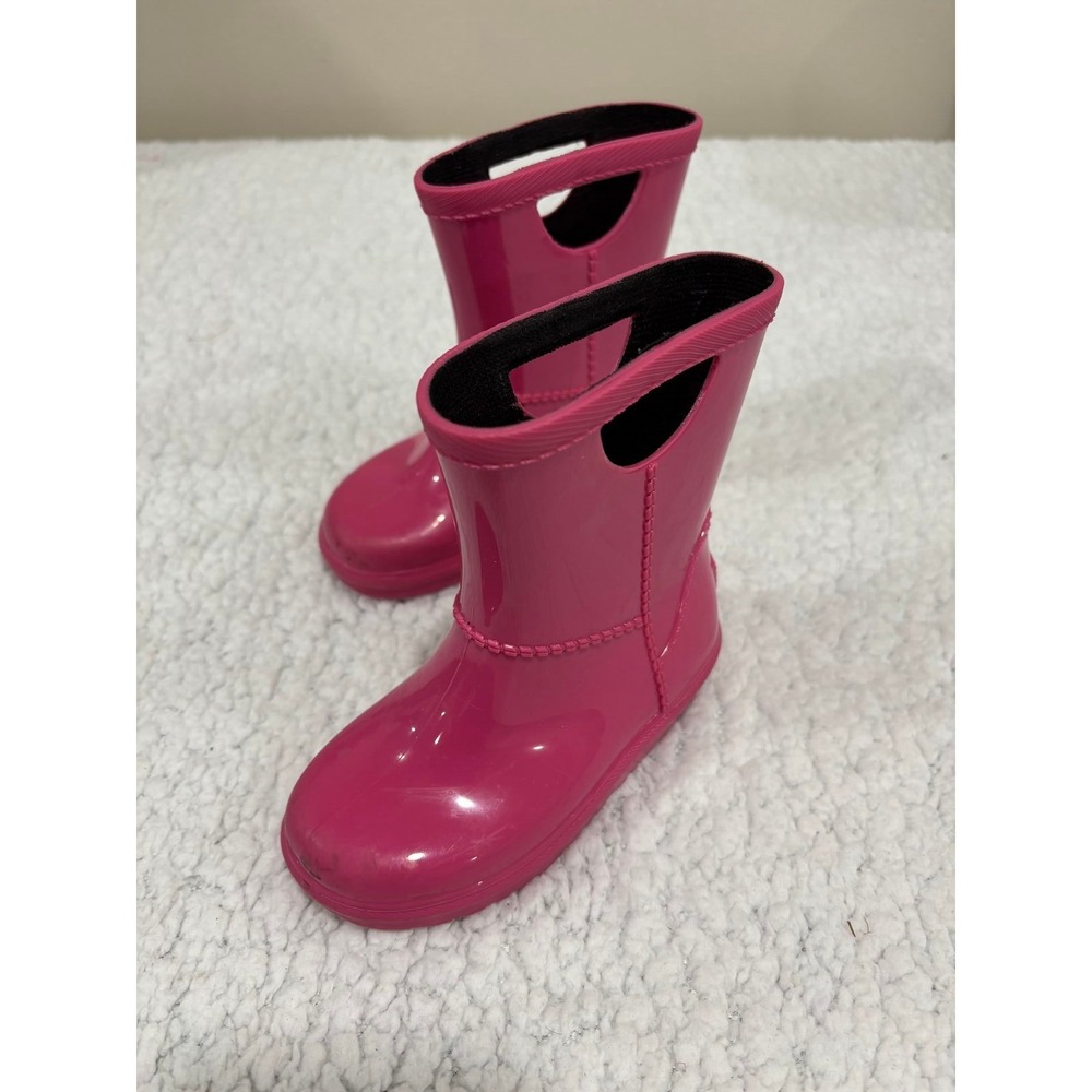 UGG C10 Pink‎ Rain Boots Womens Casual Festival Waterproof Rubber Boots